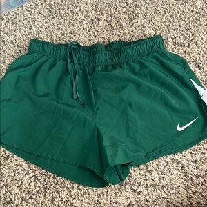 Nike Women's Green Athletic Shorts